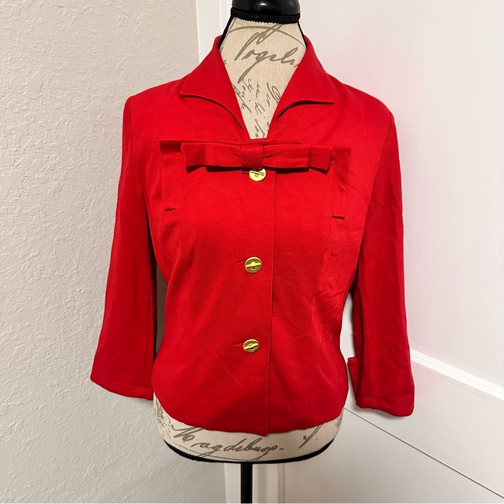 CAbi Love Carol Beau Bow Blazer Jacket
